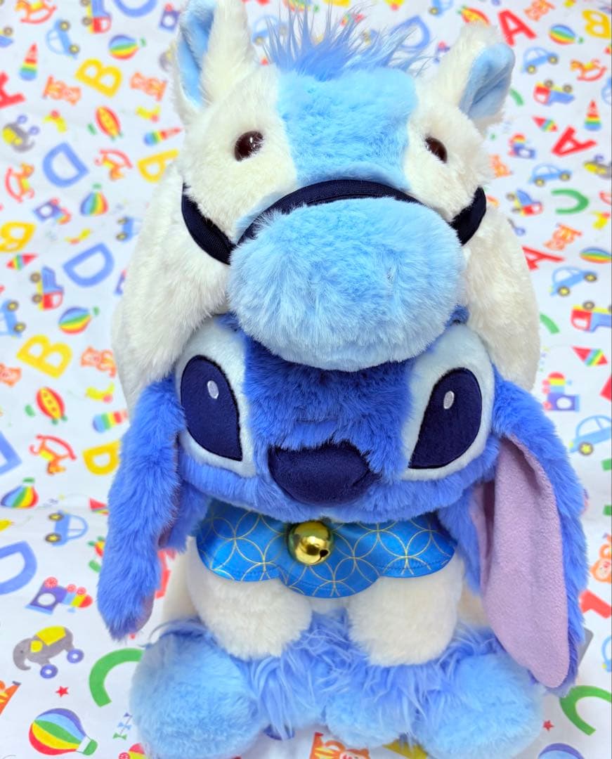 スティッチ ぬいぐるみ　干支　うま　午年　 M