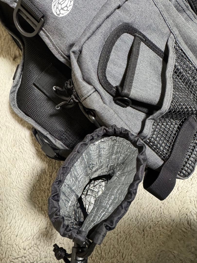 【美品】RBB タイドゲームベスト グレーデニム 7637