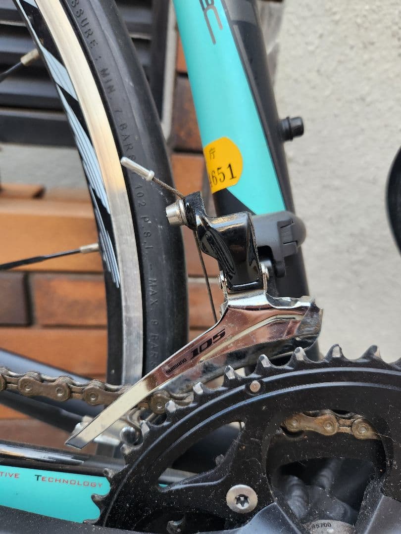 自転車本体 Bianchi ALU HYDRO TRIPLE BUTTED 6000