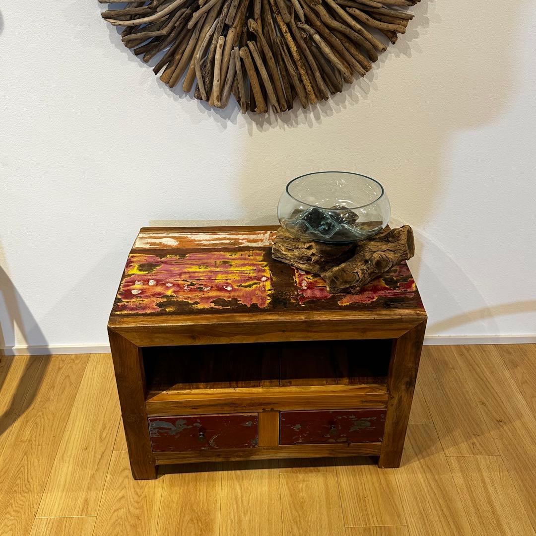 【訳あり】バリ島ボートローボードw70×d45×h50cm 通常77,000円が