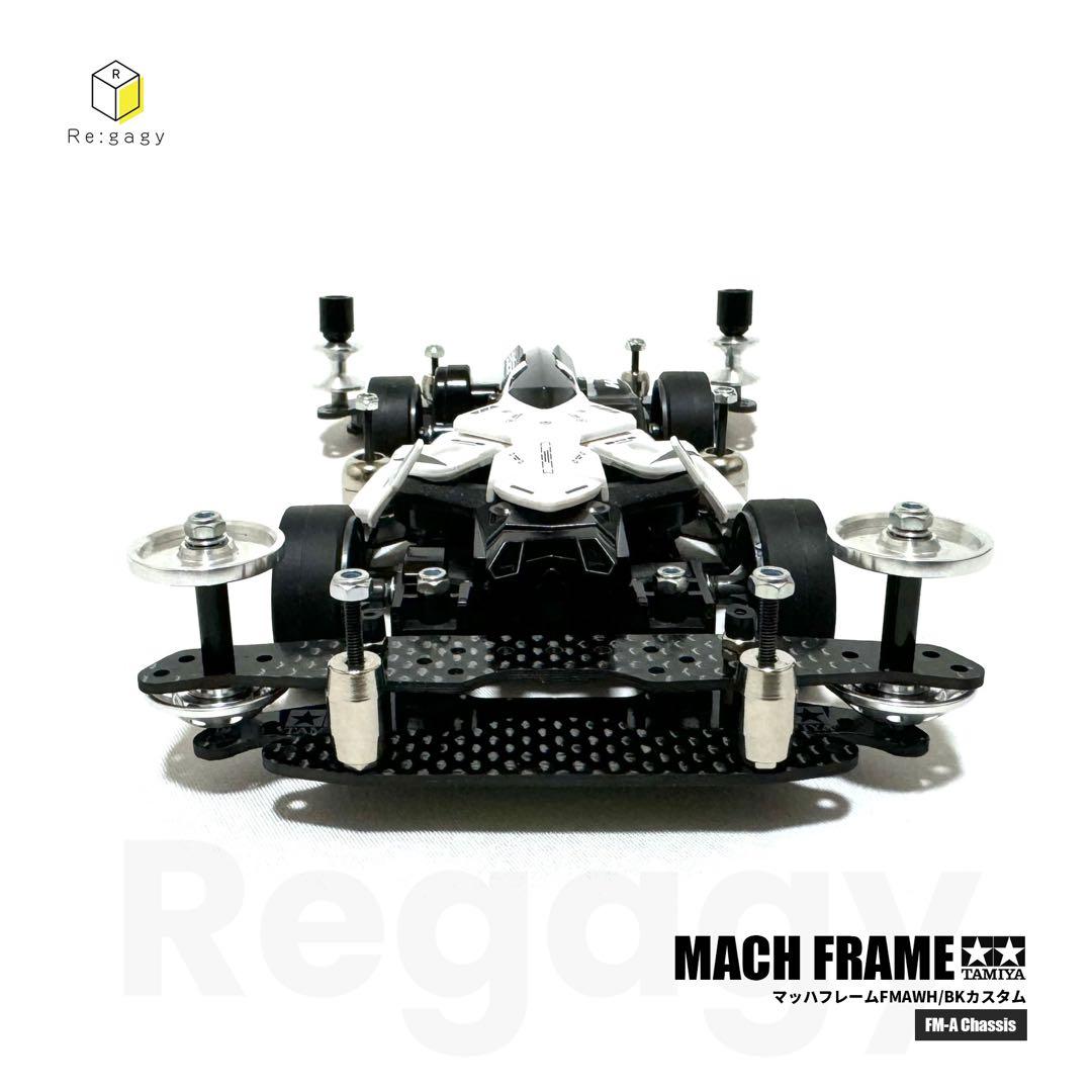 ミニ四駆 マッハフレーム FMAWH/BKカスタム フルベアリング 完成品未走行