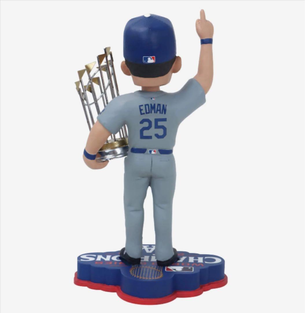 トミー・エドマン　ワールドシリーズ優勝記念　ボブルヘッド　ドジャース
