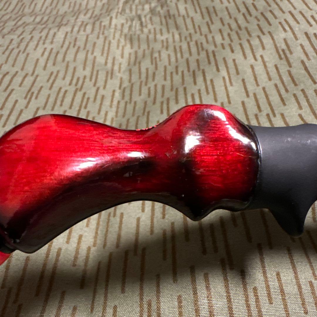 パワフルワーカーグリップ TYPE1 赤黒 ベイト カスタム