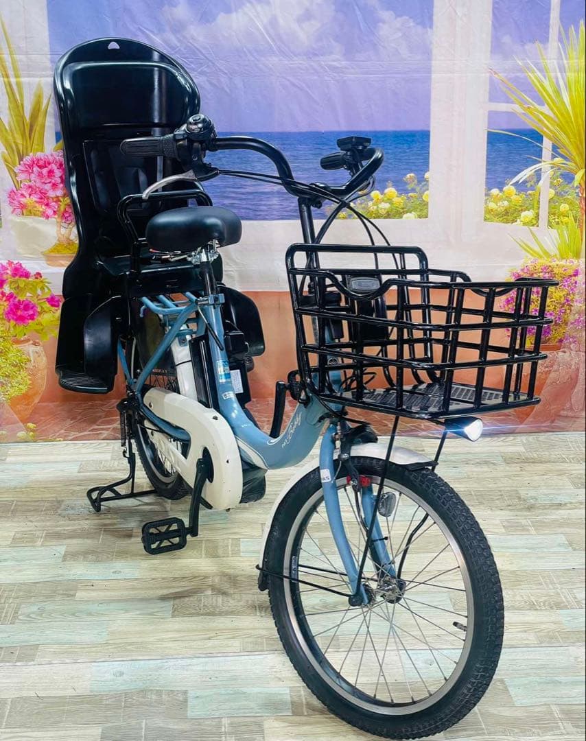 人気モデル！パスバビー12AH⭐️ヤマハ子供乗せ電動自転車Y3279