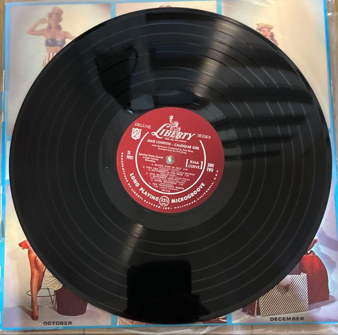 稀少USオリジナルCalendar Girl Julie Londonレコード