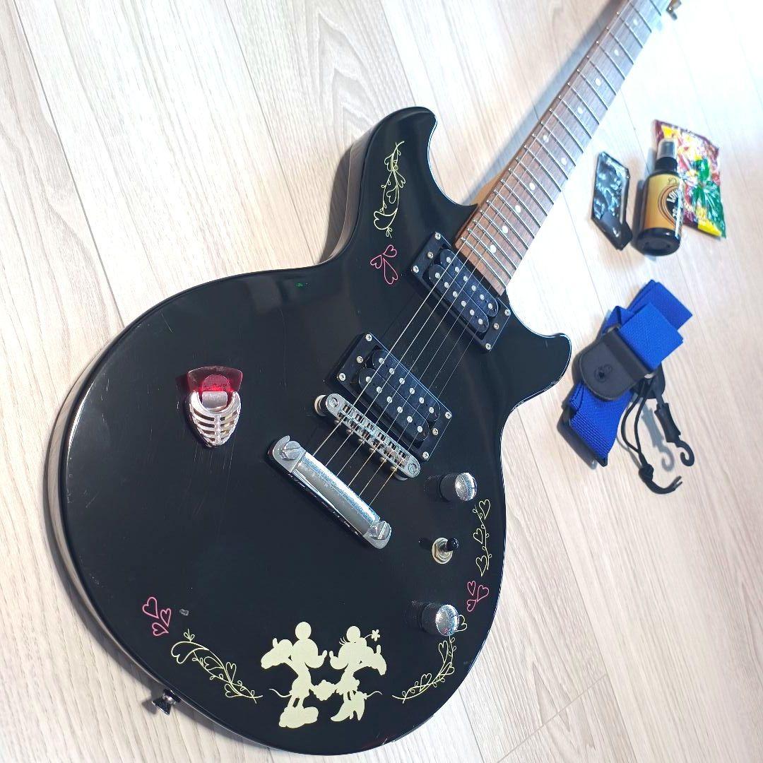 Disney 2009年限定モデル ミッキー ミニーエレキギター ディズニー