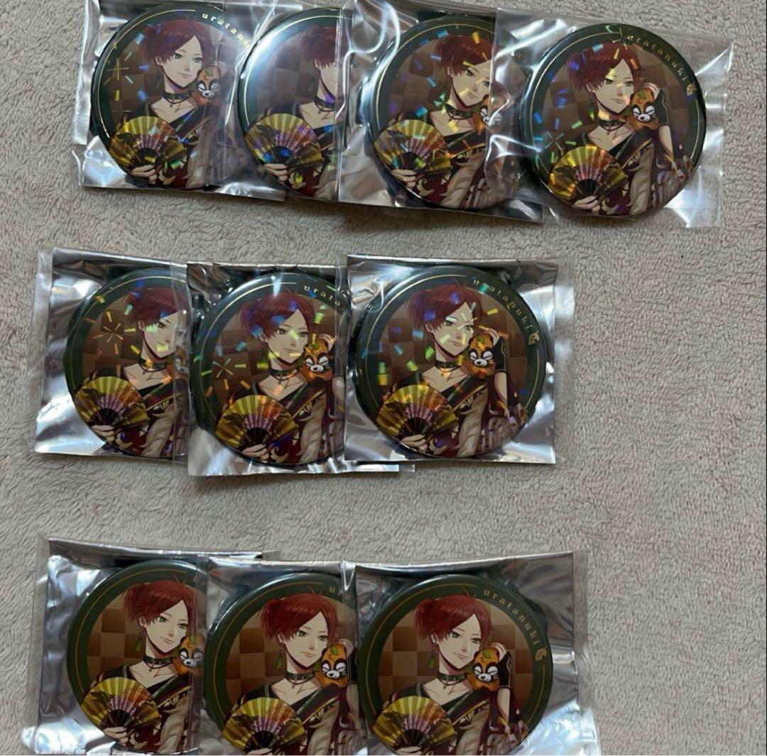 浦島坂田船 うらたぬきさん 缶バッジ・フォトカード・グッズセット