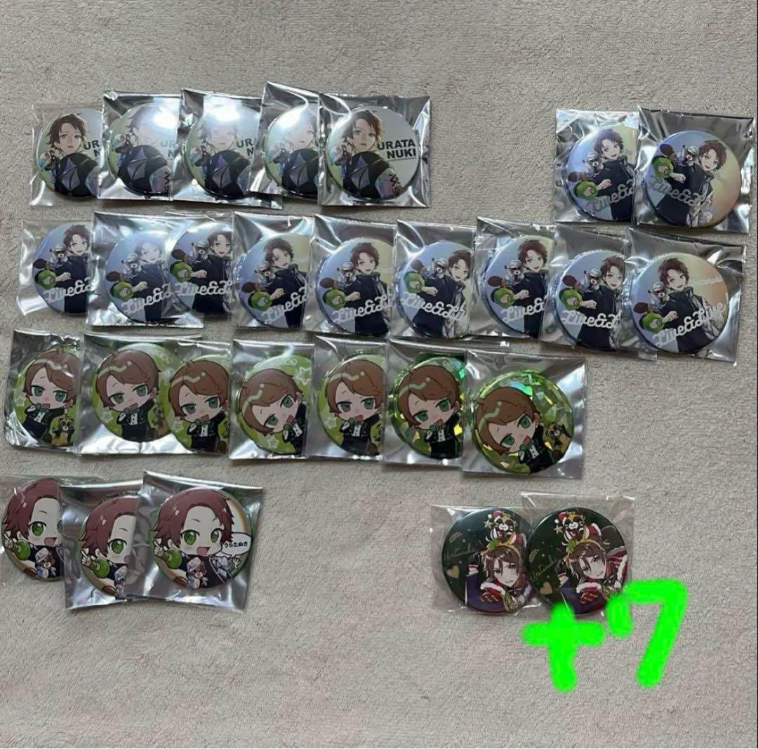 浦島坂田船 うらたぬきさん 缶バッジ・フォトカード・グッズセット