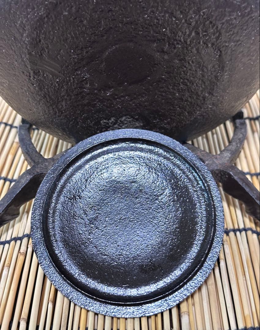 未使用品、供箱付　岩手県奥州水沢幸工芸　現代の名工 佐藤勝久造　丸平型亀甲霰