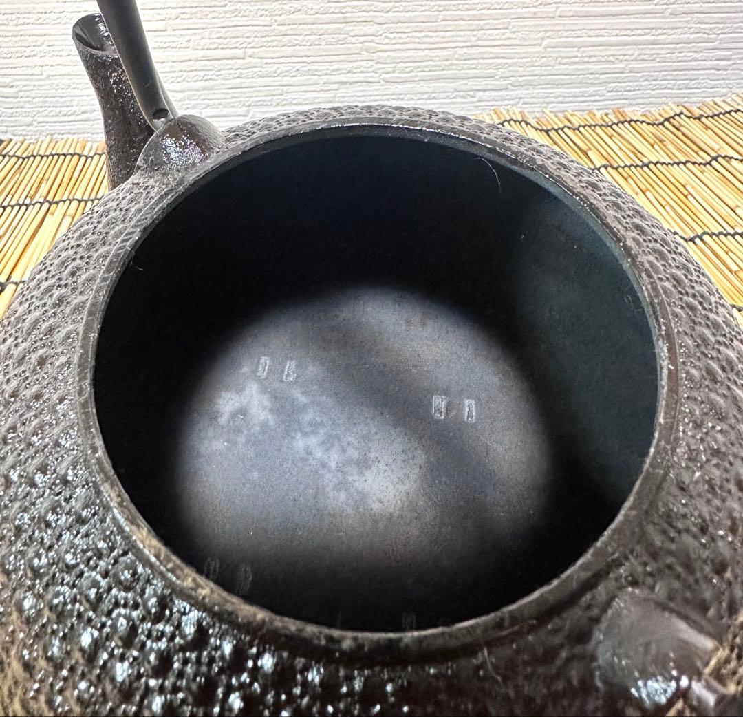 未使用品、供箱付　岩手県奥州水沢幸工芸　現代の名工 佐藤勝久造　丸平型亀甲霰