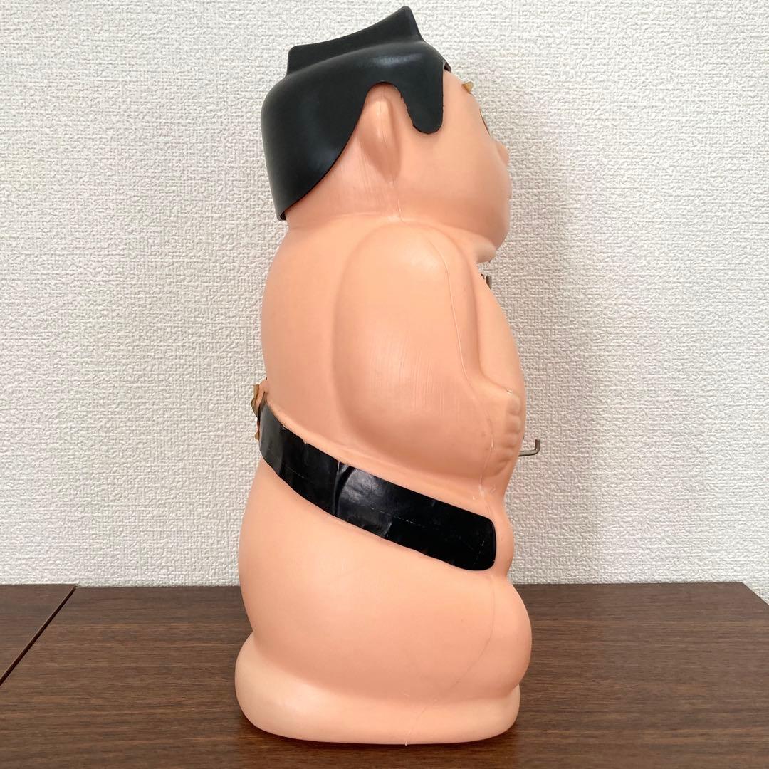 昭和レトロ お相撲さん 貯金箱 ホルダー ソフビ
