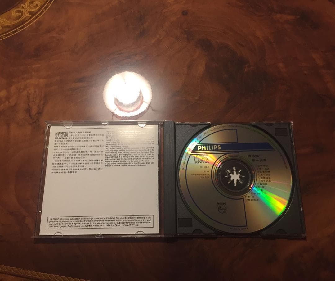 美品超貴重CD－譚詠麟アラン・タム・1986年アルバム「第一滴涙」Philips