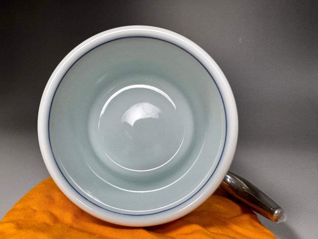 源右衛門窯 染錦花唐草 麦酒杯 共箱 黄布 源右衛門 是米木窯 有田焼 陶器