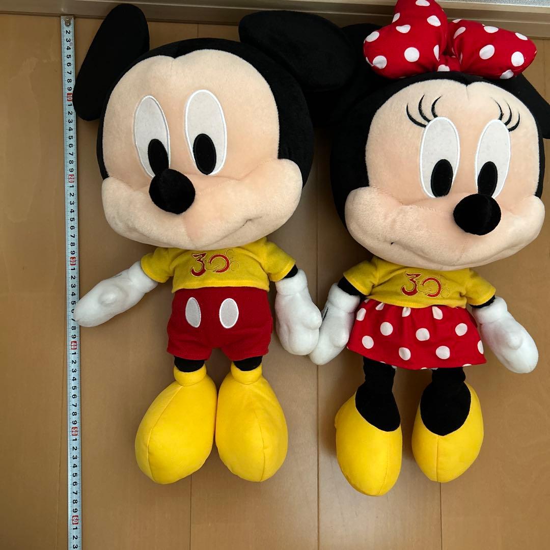 限定ミッキー・ミニー ぬいぐるみセット 30周年
