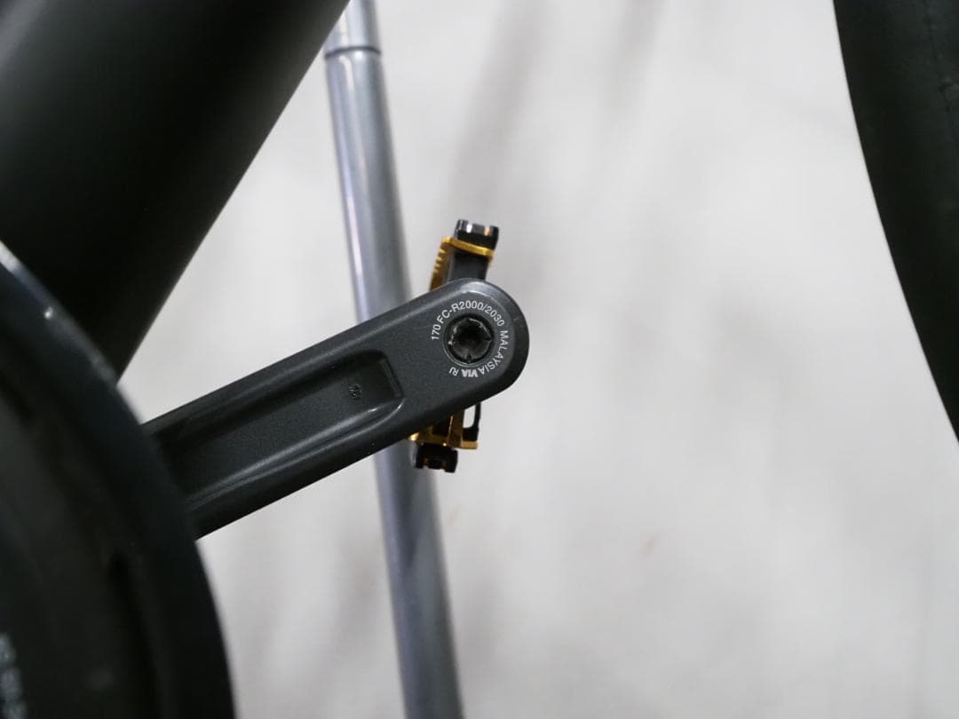 走行50キロ 毘沙 ５号 M カーボンフレーム ディスクブレーキ エアロスポーク