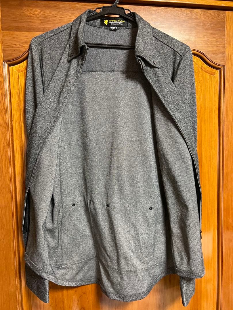 お洒落◆カペルミュール◆サイクルジャージ◆速乾◆ツイード風◆ボタンダウンシャツ