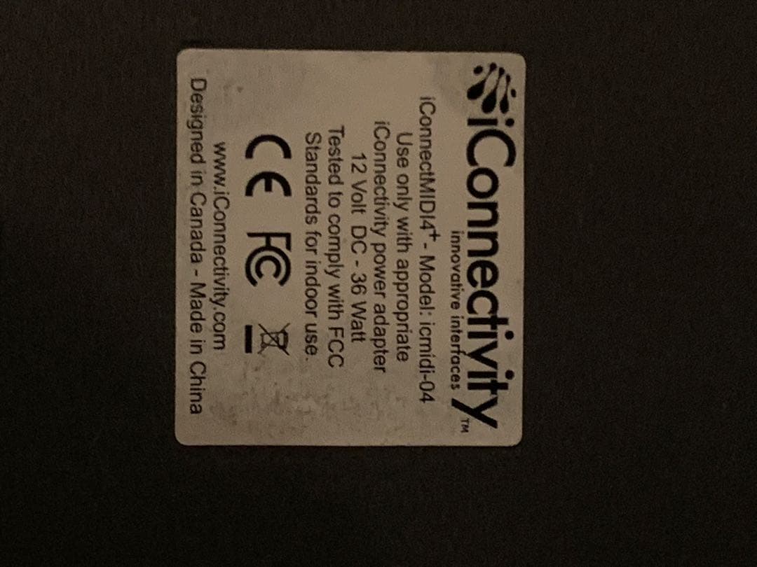 DTM・DAW iConnect MIDI4+ Lightning Edition