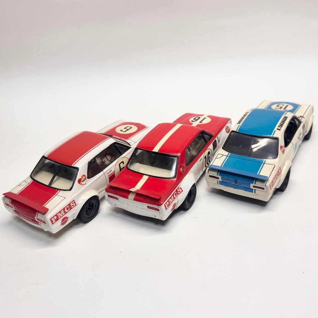 フジミ 1/24 ハコスカ レース仕様 完成品 3台セット