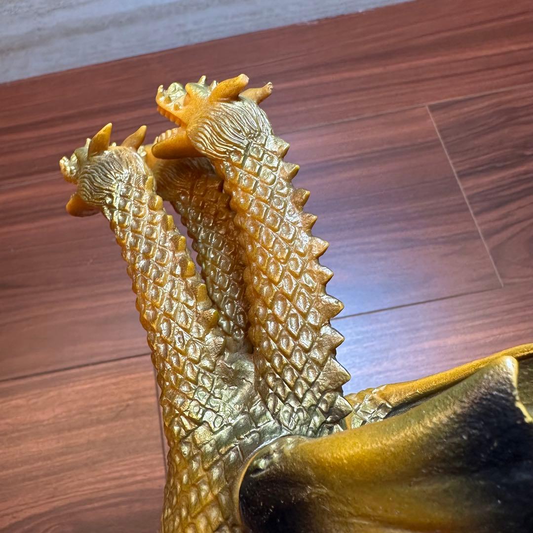 当時物 ポピー　キングザウルスシリーズ　キングギドラ　ソフビ 5653