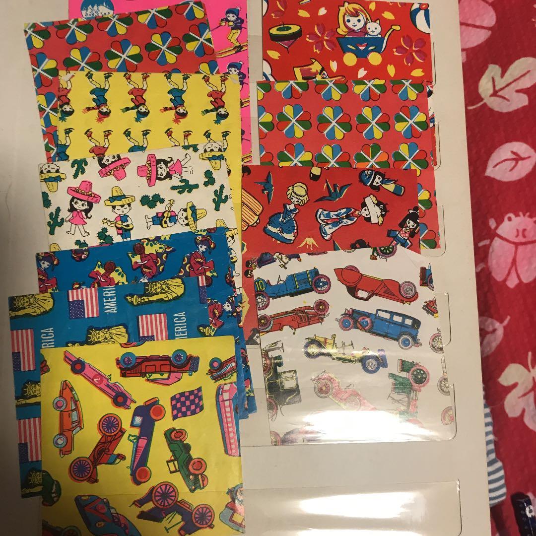 昭和のアニメいっぱい、折り紙コレクション