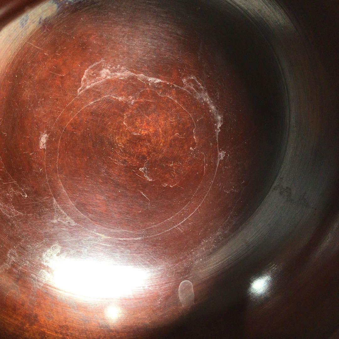 Ｎ９９１　皆具　『金工師　剛章造』『唐銅皆具』『水指　建水　蓋置　杓立』　共箱