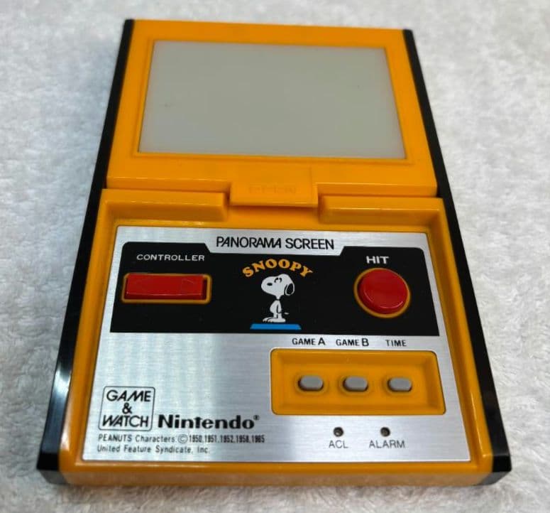 ゲームウォッチ スヌーピー SNOOPY 任天堂 パノラマスクリーン