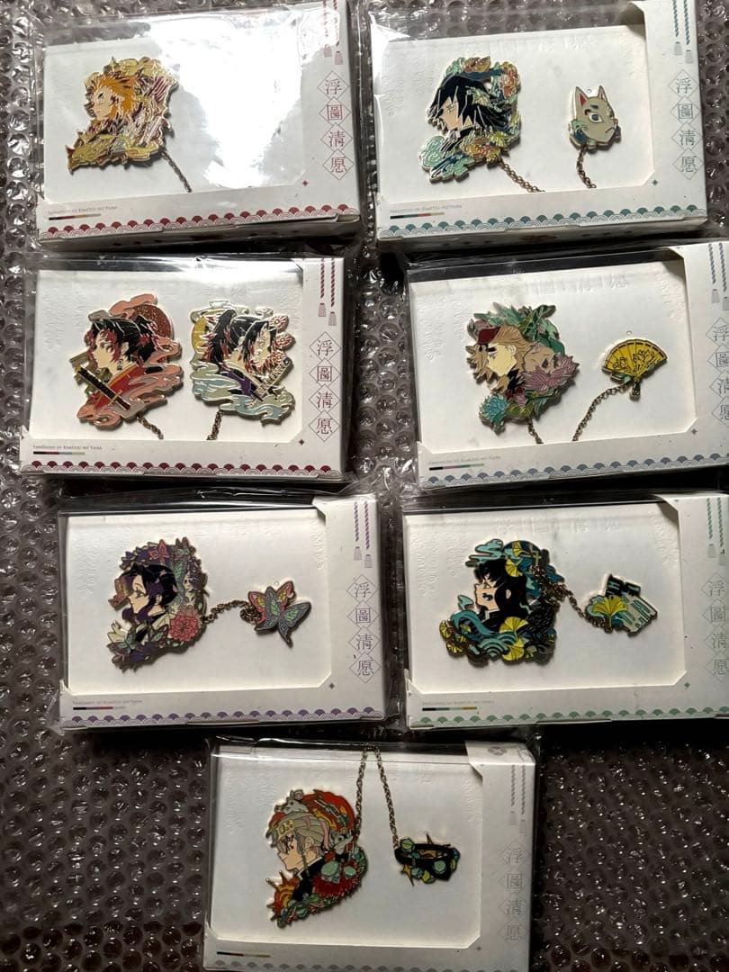 鬼滅の刃　同人グッズ　浮図清願　ピンバッジ