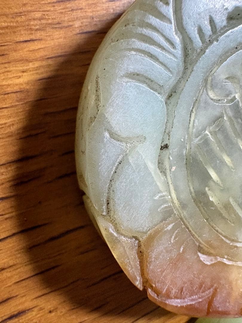 石？玉？の中国的置物　中国美術　2点まとめて5.5cm 51gと50g