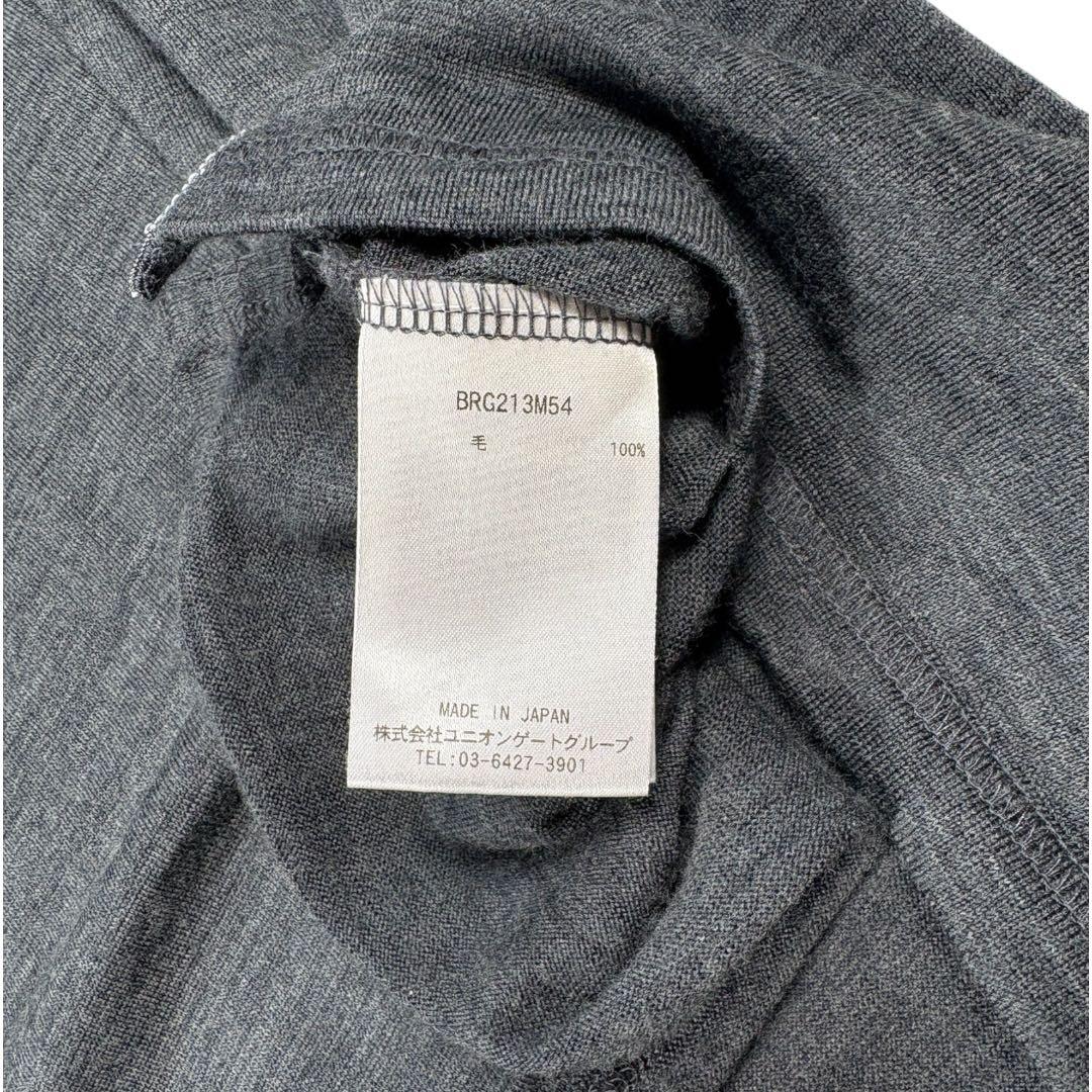 BRIEFING ブリーフィング　ウール タートルネックの長袖シャツ XL