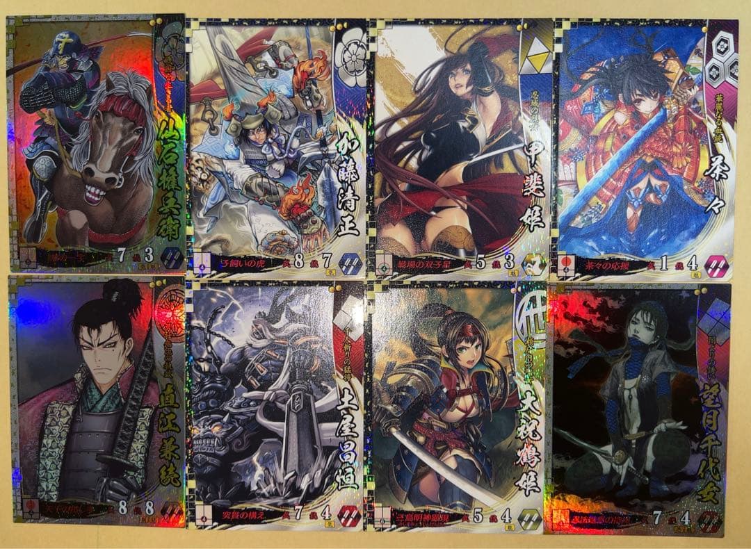 戦国大戦 SS EX 53枚　上杉謙信 雑賀孫市 服部半蔵 初芽 直江兼続 まつ