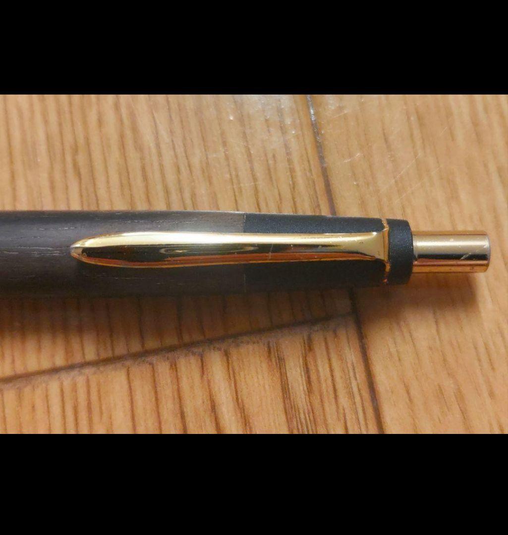 野原工芸　黒柿　旧型シャープペンシル　固定式口金、ウッドキューブ付き