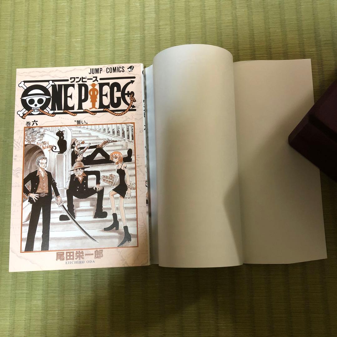 【超希少】ワンピース　漫画　第6巻　初版　コミックスニュースとアンケート葉書付き