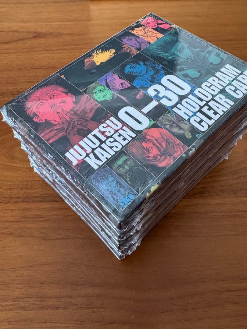 呪術廻戦　ホログラムクリアカード 未開封×5