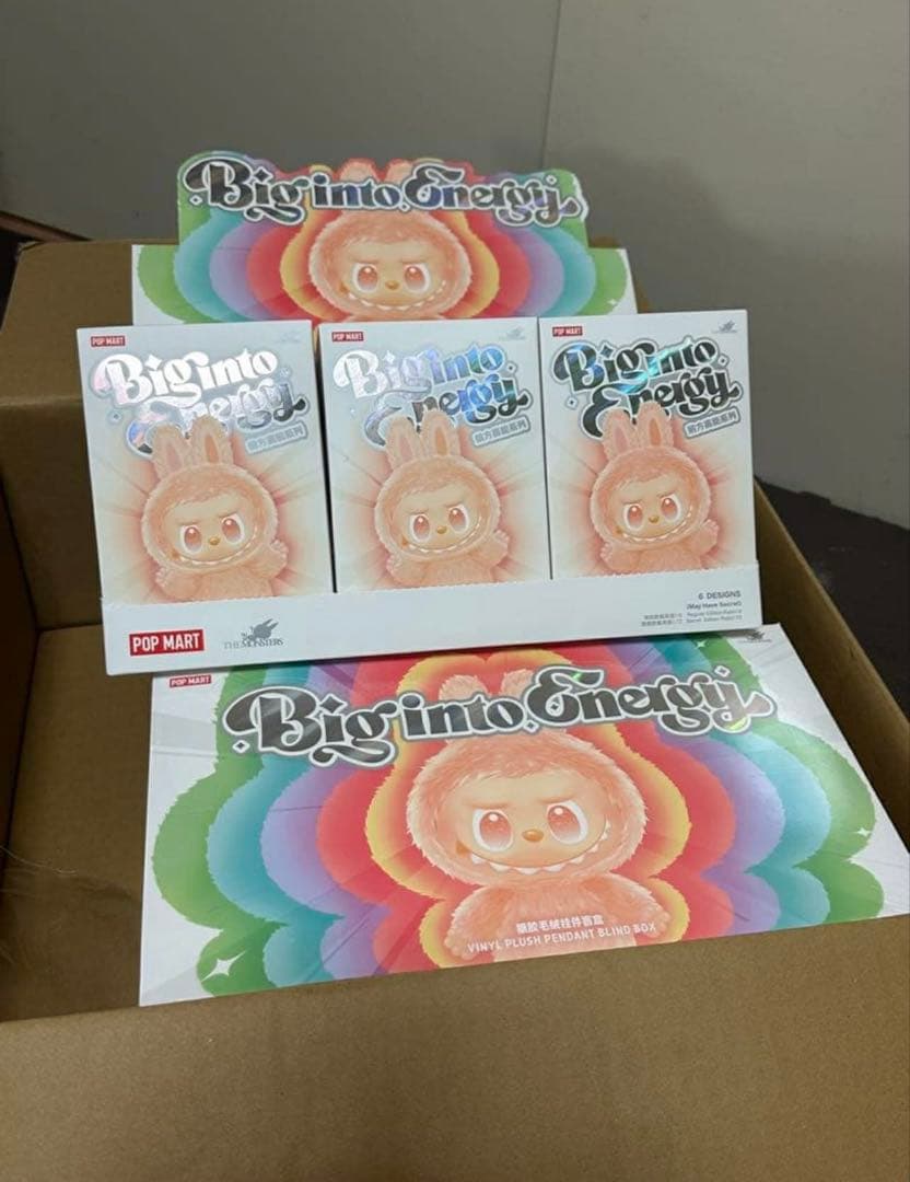 【正規品・完全未開封】Labubu Big into Energy ３個