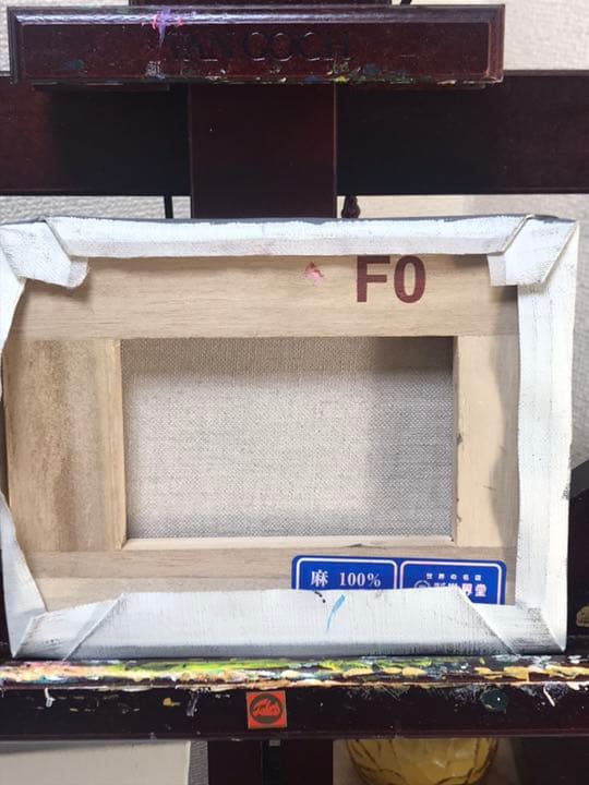 アクリル画 ウサギ  動物