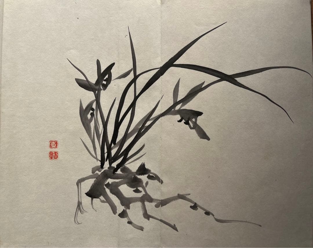 四君子帖 乙卯年（1 85 5年？19 15? ） 銘有り 絵22枚