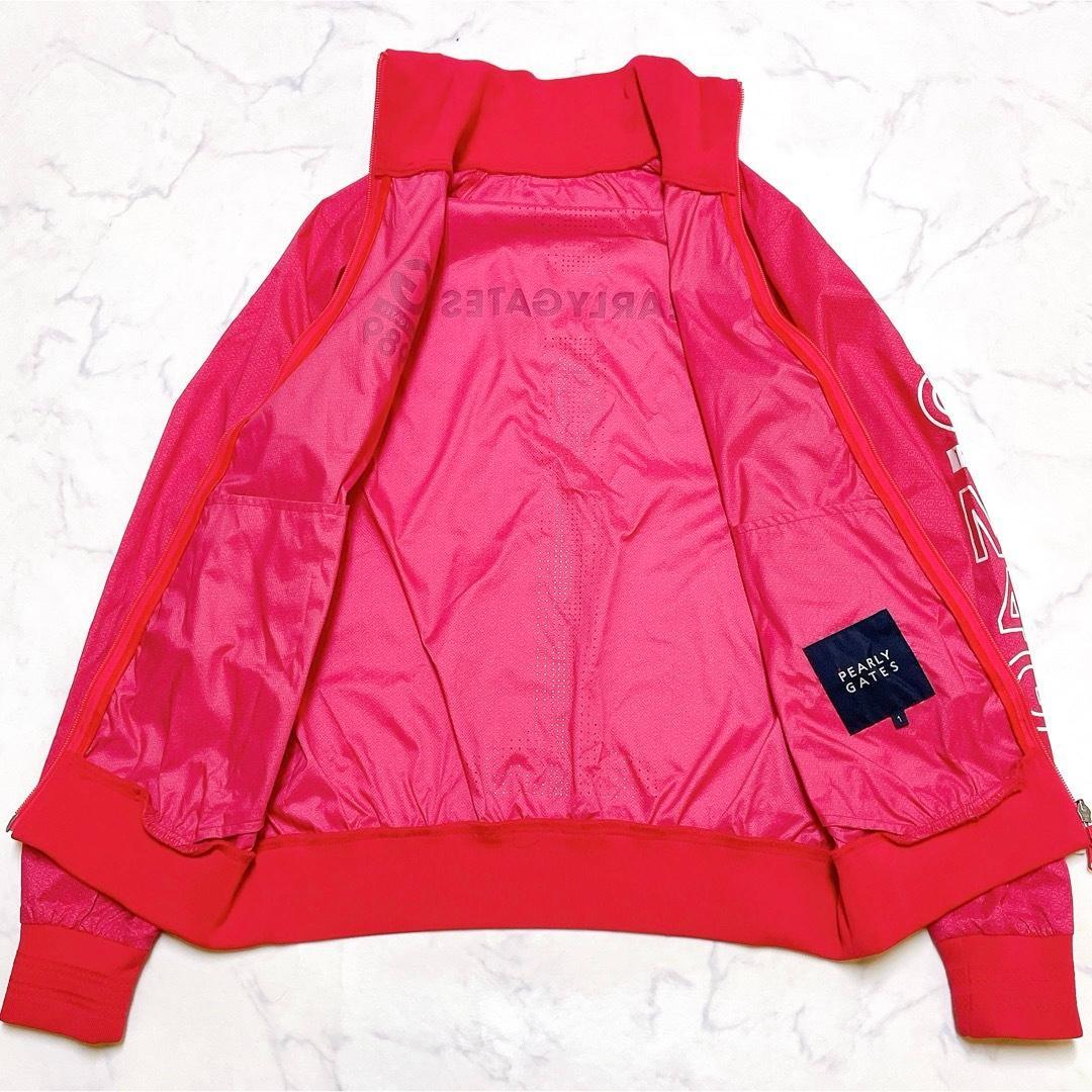 パーリーゲイツ ジップジャケットブルゾン フルジップ PGロゴ ワッペン M