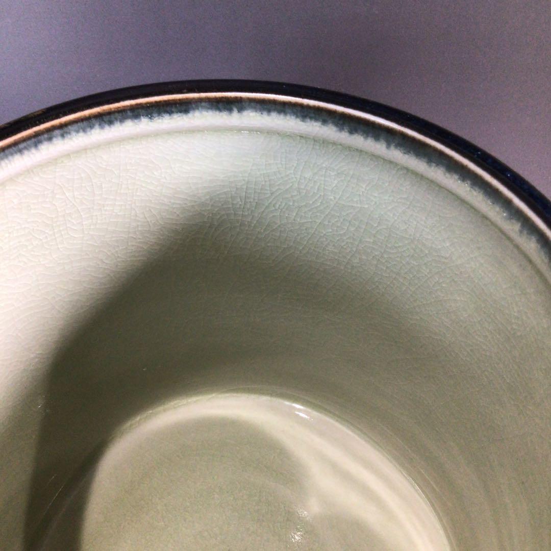 Ｐ６８７　水指　『加藤陽山造』『御深井』『一重口水指』　共箱　茶道具