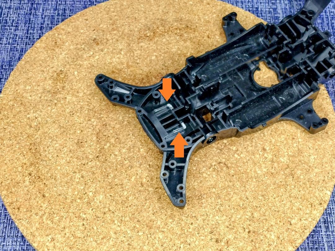 [出品テスト]MAシャーシ フロント段上げ プレート挟み込み治具[試作版]