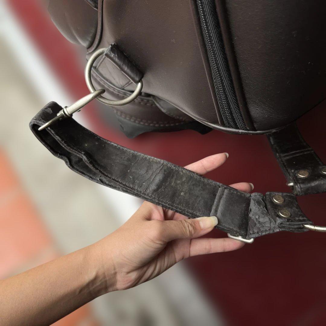 LEXUS レクサス ゴルフバッグ キャディバッグ　アイボリー　ブラウン