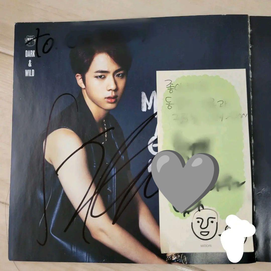 BTS ジン シュガ サイン サイン会 ポイ ポストイット