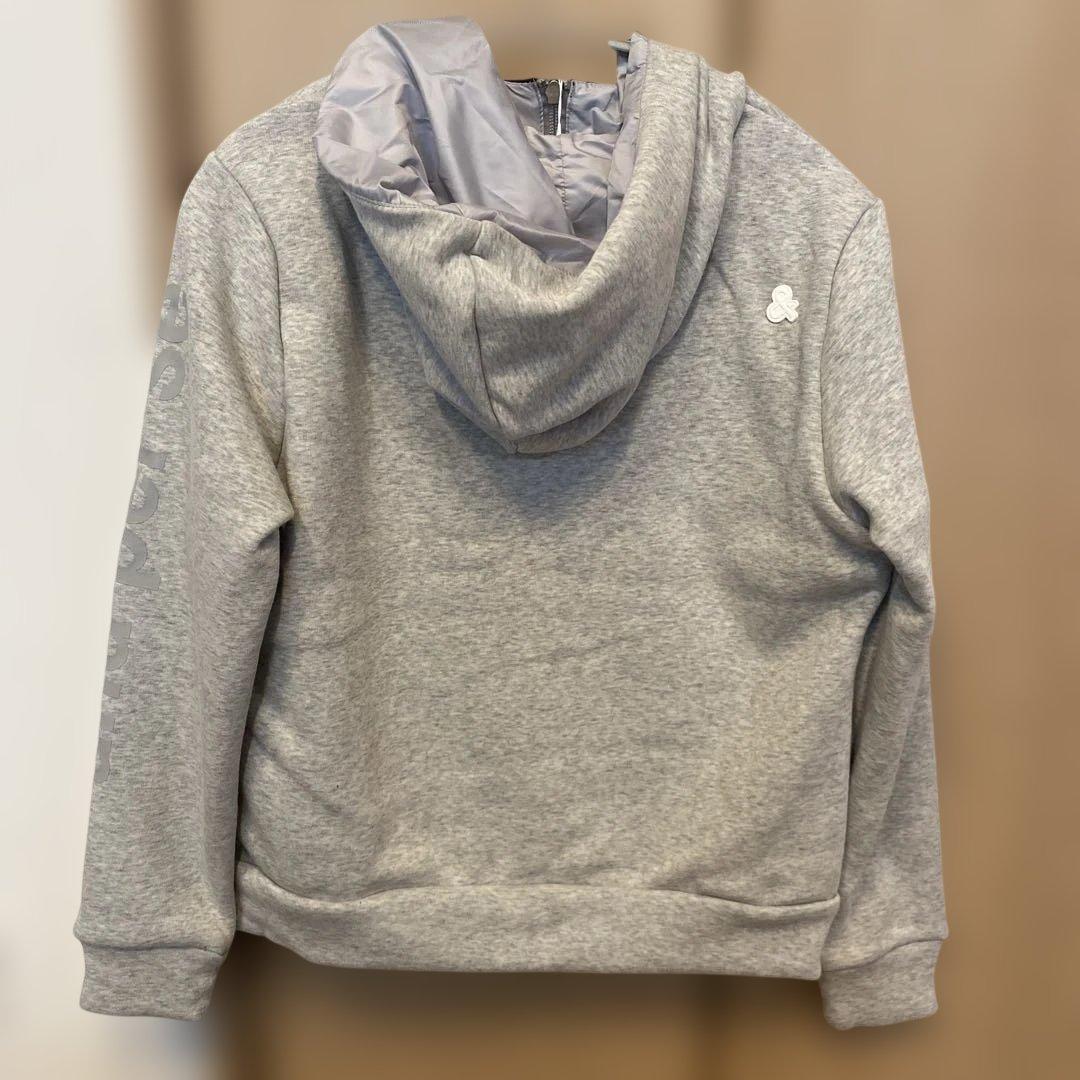 and per se アンパシィ ゴルフウェア 中綿入りダブルジップパーカー