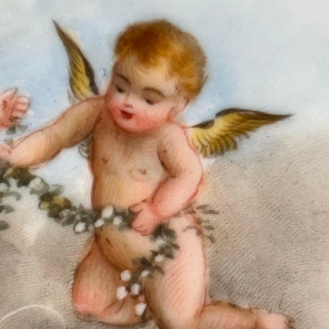 ドレスデン　カールティーメ工房　天使　コンポート