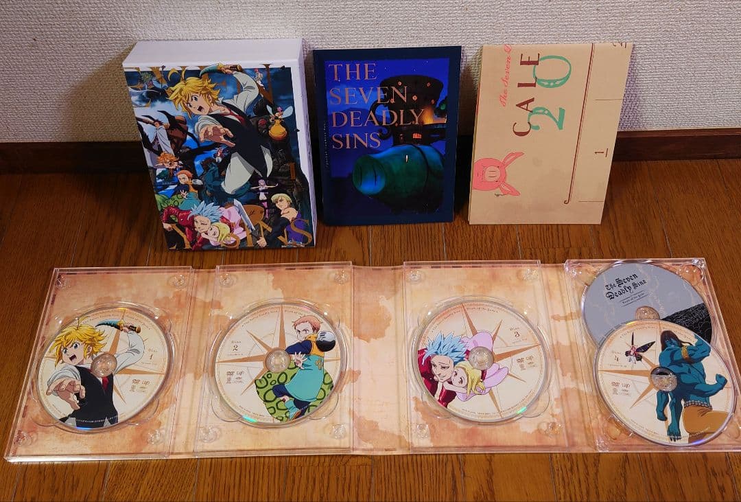 七つの大罪 神々の逆鱗 DVD-BOX Ⅰ,Ⅱ　セット