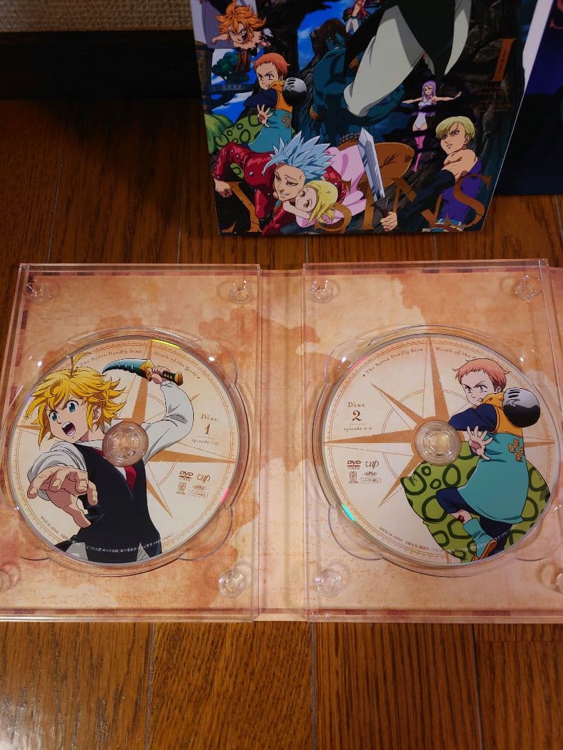 七つの大罪 神々の逆鱗 DVD-BOX Ⅰ,Ⅱ　セット