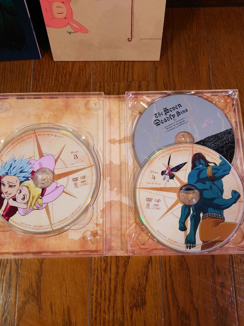 七つの大罪 神々の逆鱗 DVD-BOX Ⅰ,Ⅱ　セット