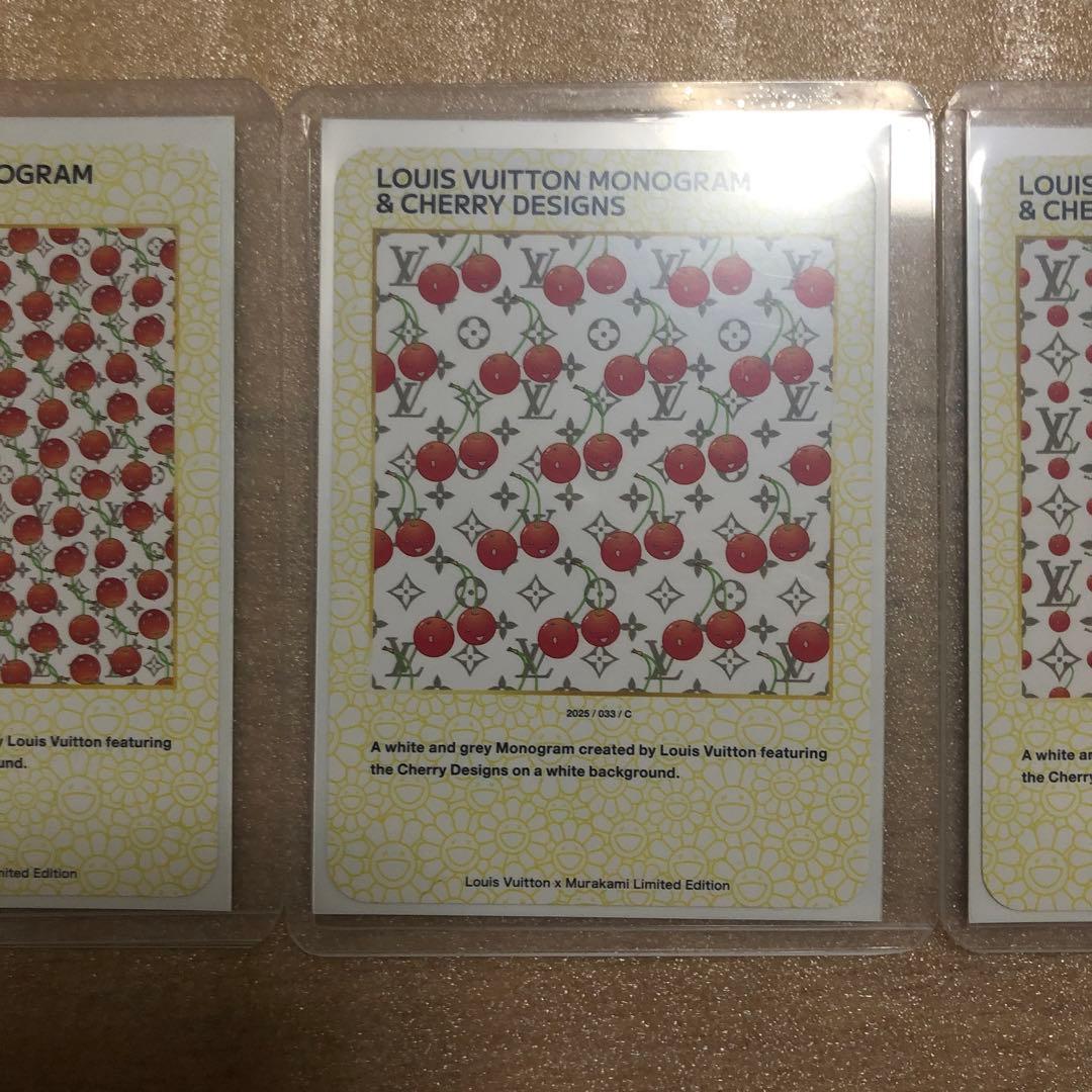ルイヴィトン　村上隆　トレーディングカード3枚