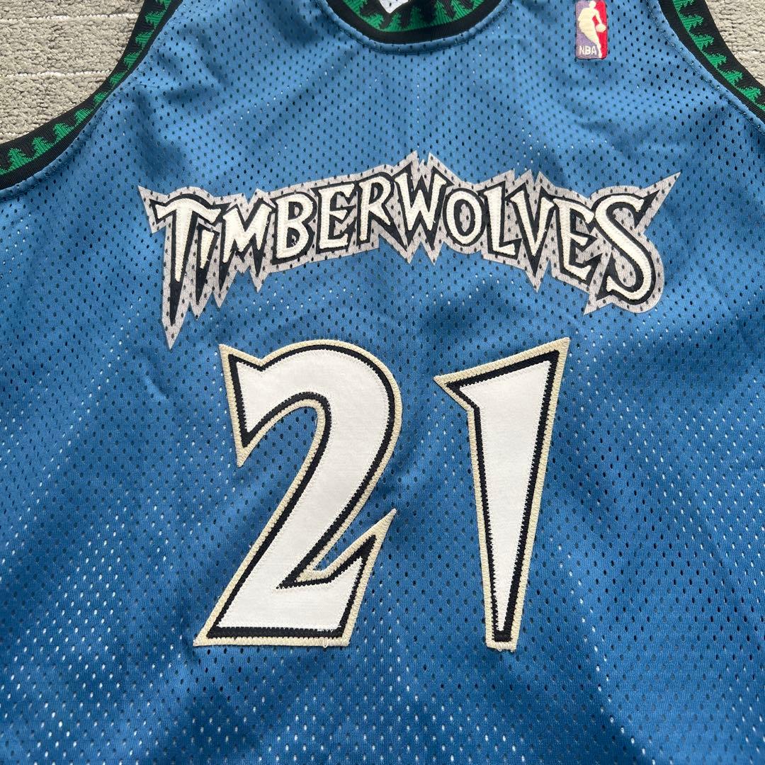 ケビンガーネット ティンバーウルブズ ユニフォーム　スターター社
