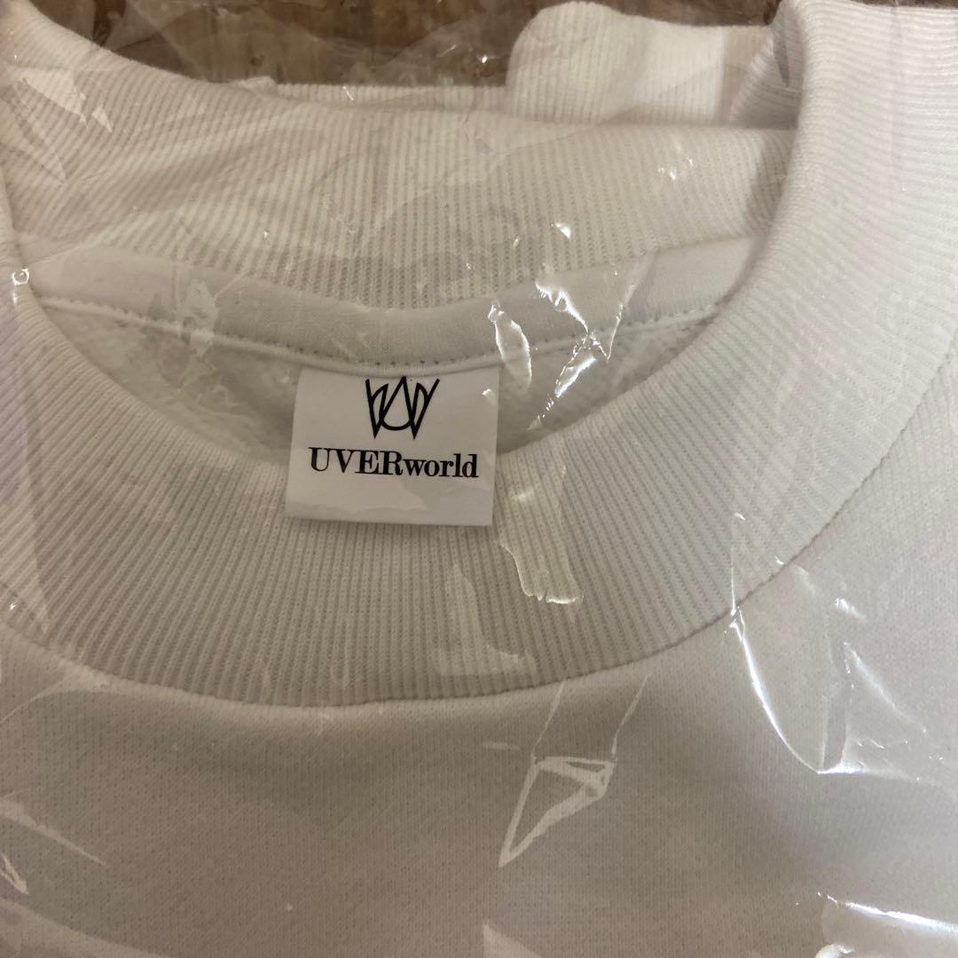 UVERworld エンボススウェット　ホワイト　L size