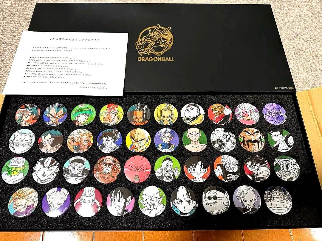 ドラゴンボール　39周年缶バッジ